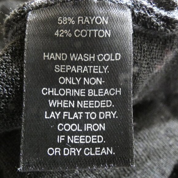 WHBM Black Shrug Size XS Short Sweater 3/4 Sleeve Wear with Strapless Dress - Picture 4 of 6